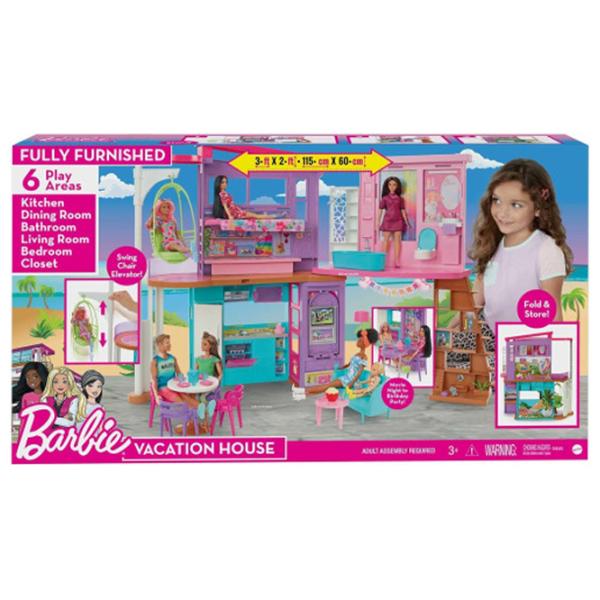 Căsuță pentru păpuși Barbie Vacation House HCD50  căsuță / 3+ photo 6