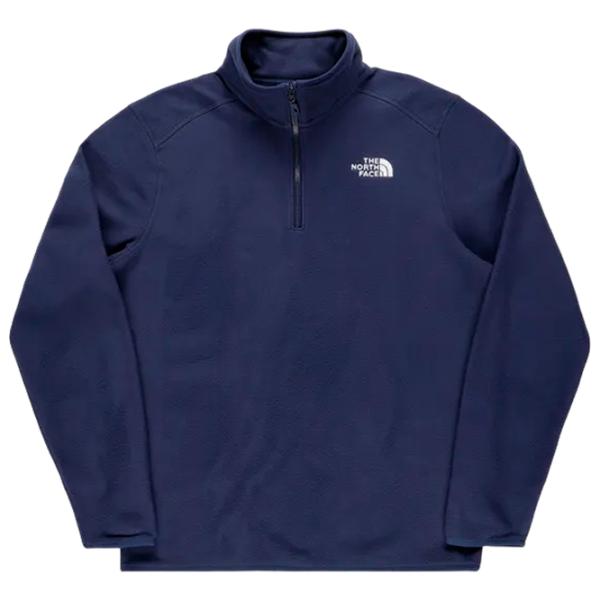 Hanorac pentru bărbați The North Face 100 Glacier 1/4-Zip  Drept / Blue photo 1 Hanorac pentru bărbați The North Face 100 Glacier 1/4-Zip  Drept / Blue photo 1