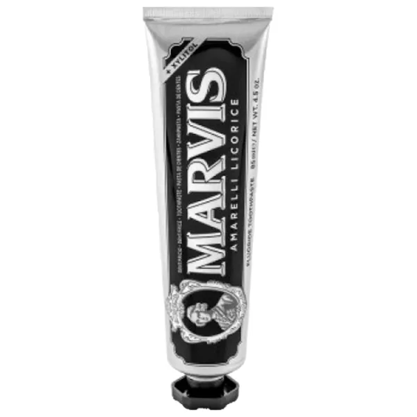 Pastă de dinţi Marvis Amarelli Licorice 85 g photo 1 Pastă de dinţi Marvis Amarelli Licorice 85 g photo 1