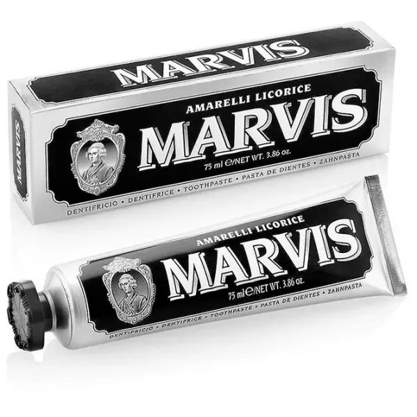 Pastă de dinţi Marvis Amarelli Licorice 85 g photo 2 Pastă de dinţi Marvis Amarelli Licorice 85 g photo 2