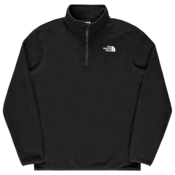 Hanorac pentru bărbați The North Face 100 Glacier 1/4-Zip  Drept / Black photo 1