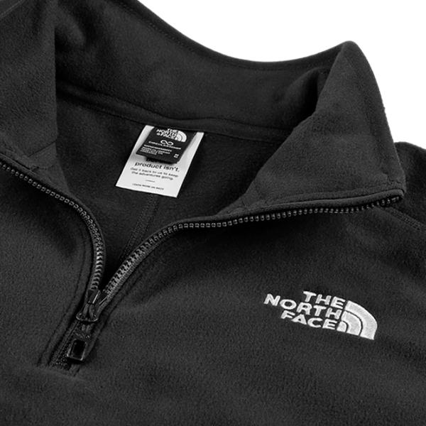 Hanorac pentru bărbați The North Face 100 Glacier 1/4-Zip  Drept / Black photo 4