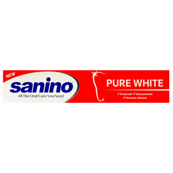 Pastă de dinţi Sanino Pure White 90 g photo 1 Pastă de dinţi Sanino Pure White 90 g photo 1