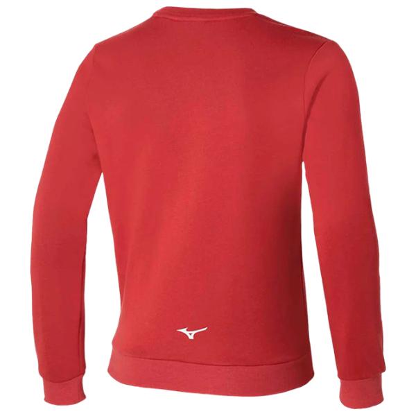 Hanorac pentru bărbați Mizuno Release Crew Sweat  Drept / Red photo 3