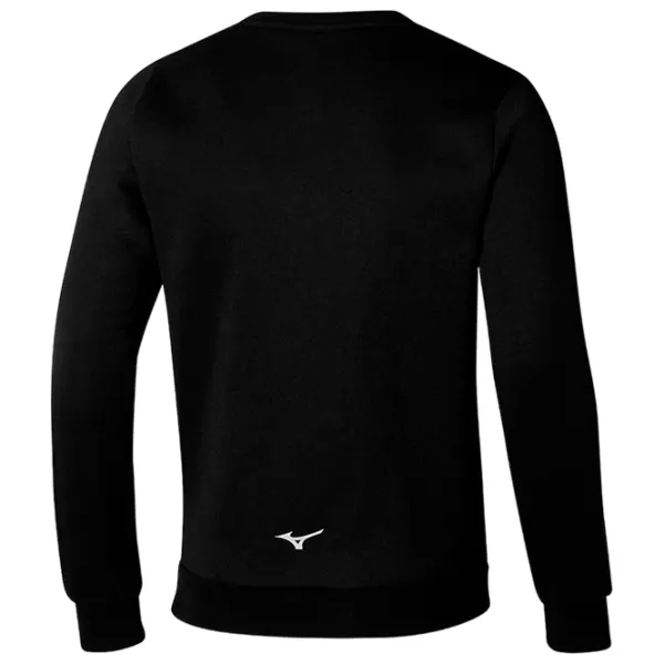 Hanorac pentru bărbați Mizuno Release Crew Sweat  Drept / Black photo 2