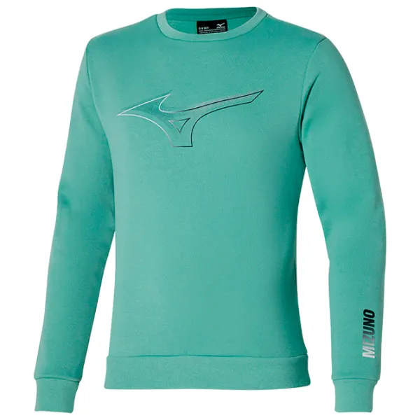 Hanorac pentru bărbați Mizuno Release Crew Sweat  Drept / Green photo 1