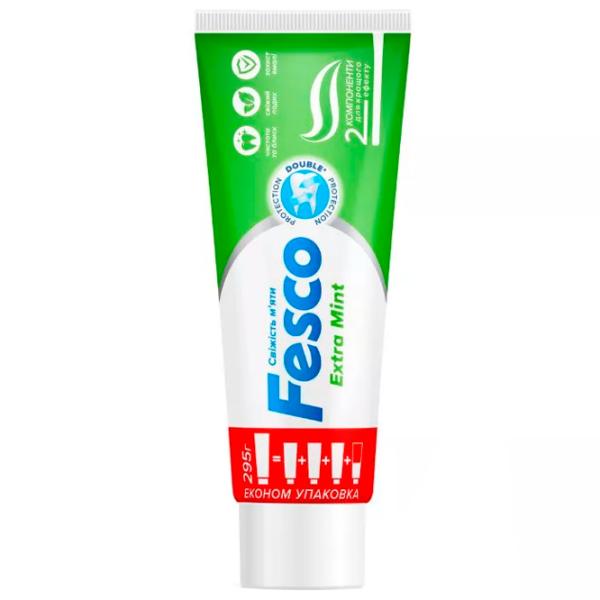 Pastă de dinţi Fesco Extra Mint 295 g photo 1