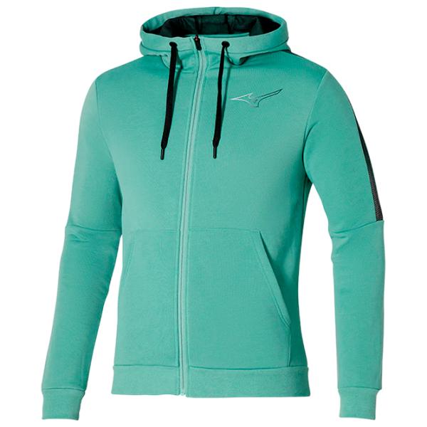 Hanorac pentru bărbați Mizuno Release Sweat Jacket  Drept / Light Green photo 1 Hanorac pentru bărbați Mizuno Release Sweat Jacket  Drept / Light Green photo 1