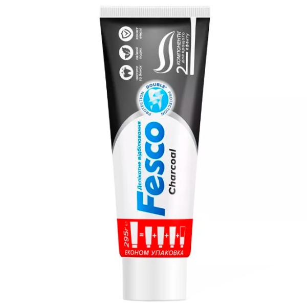 Pastă de dinţi Fesco Charcoal 295 g photo 1