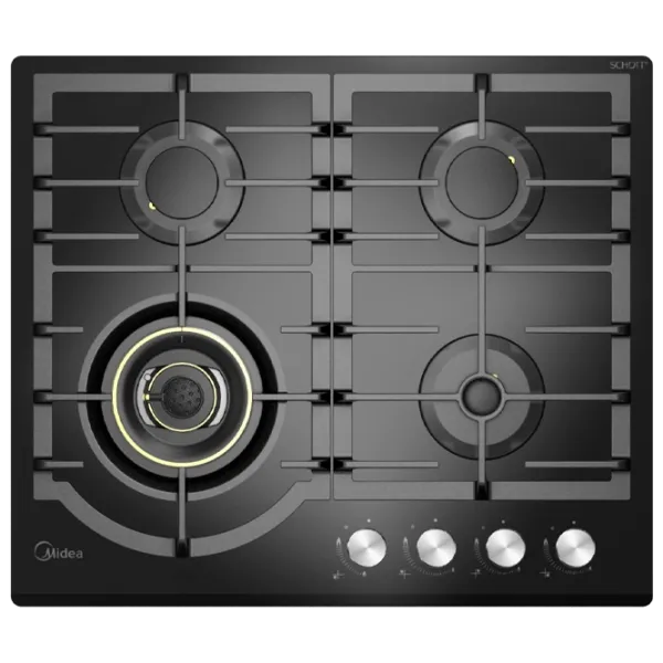 Plită încorporabilă pe gaz Midea MG696VGB Vitroceramică / Black photo 1 Plită încorporabilă pe gaz Midea MG696VGB Vitroceramică / Black photo 1