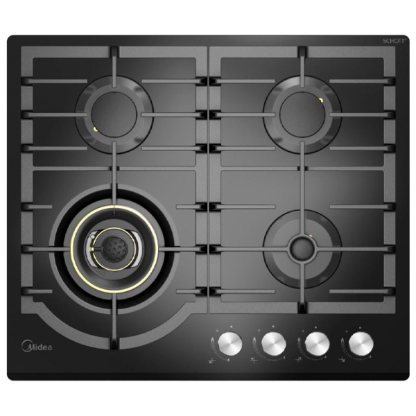 Plită încorporabilă pe gaz Midea MG696VGB Vitroceramică / Black photo 1 Plită încorporabilă pe gaz Midea MG696VGB Vitroceramică / Black photo 1