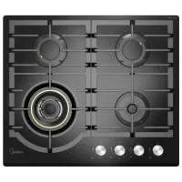 Газовая варочная панель Midea MG696VGB Стеклокерамика / Черный
