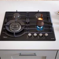 Plită încorporabilă pe gaz Midea MG696VGB Vitroceramică / Black photo 3