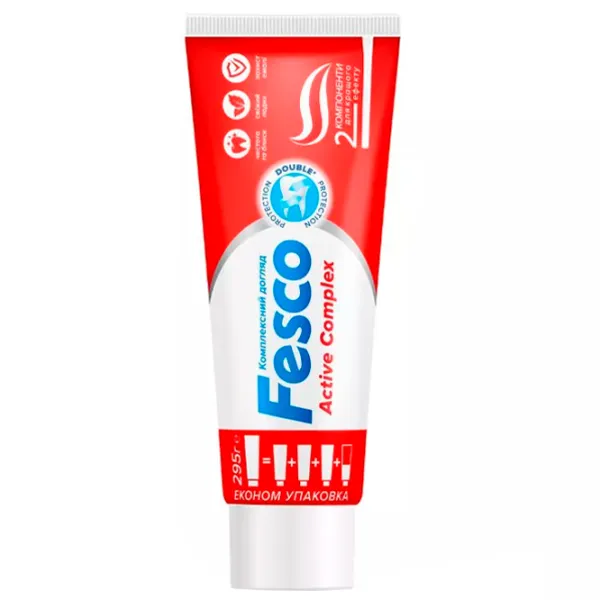 Pastă de dinţi Fesco Active Complex 295 g photo 1