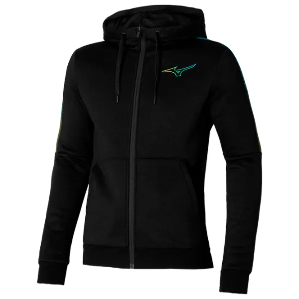 Толстовка для мужчин Mizuno Release Sweat Jacket  Прямой / Черный photo 1