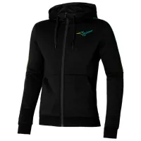 Толстовка для мужчин Mizuno Release Sweat Jacket  Прямой / Черный