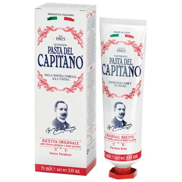 Pastă de dinţi Pasta del Capitano Senza Parabeni 75 g photo 1 Pastă de dinţi Pasta del Capitano Senza Parabeni 75 g photo 1