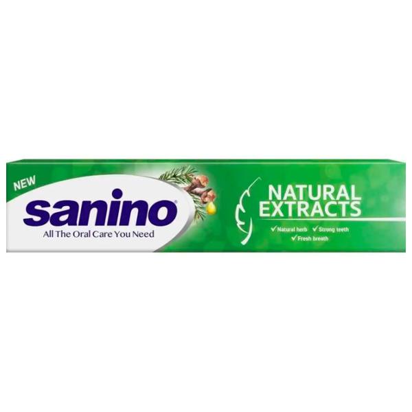 Pastă de dinţi Sanino Natural Extracts 90 g photo 1 Pastă de dinţi Sanino Natural Extracts 90 g photo 1