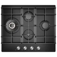 Газовая варочная панель Midea MG697TGB Закаленное стекло / Черный