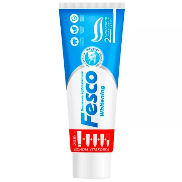 Pastă de dinţi Fesco Whitening 295 g photo 1