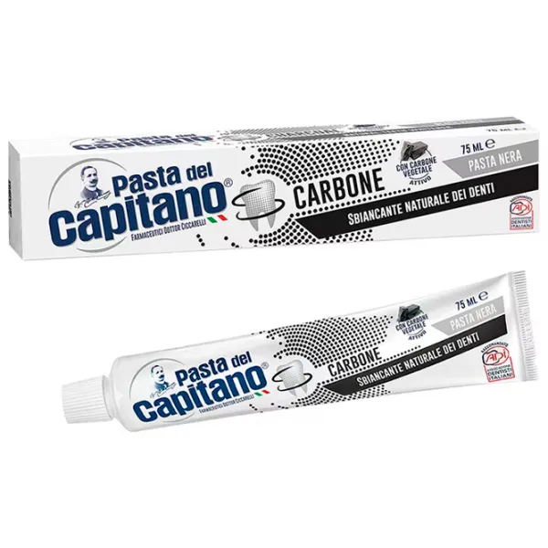 Зубная паста Pasta del Capitano Carbone 75 г photo 1
