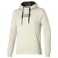 Hanorac pentru bărbați Mizuno Release Hoodie  Drept / White