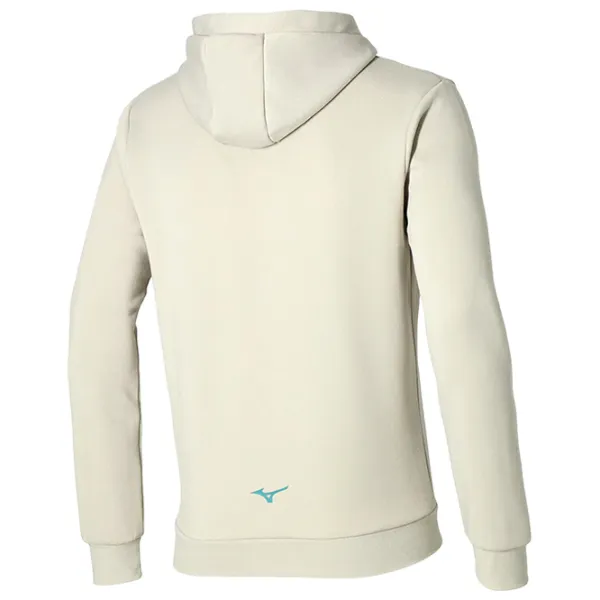 Hanorac pentru bărbați Mizuno Release Hoodie  Drept / White photo 3 Hanorac pentru bărbați Mizuno Release Hoodie  Drept / White photo 3