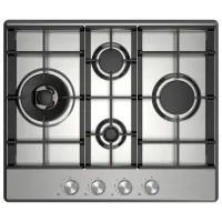 Plită încorporabilă pe gaz Midea MG697TX Sticlă călită / Inox