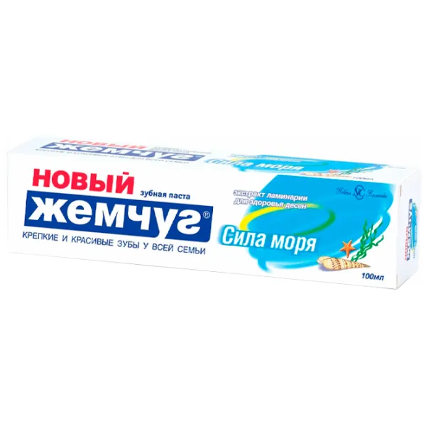 Pastă de dinţi Новый Жемчуг Puterea mării 100 g photo 1