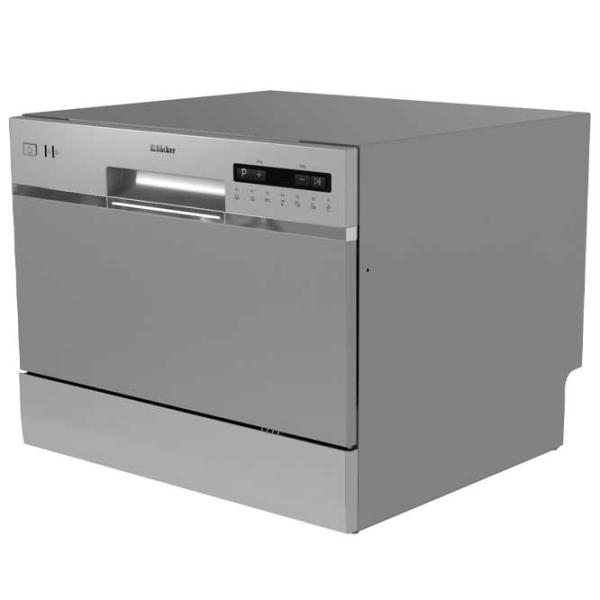 Mașină de spălat vase Backer WQP6-3602I S Compactă / Silver photo 2