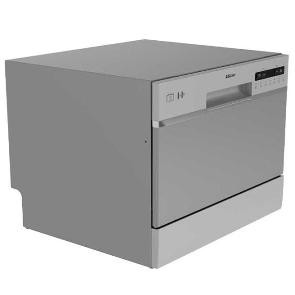 Mașină de spălat vase Backer WQP6-3602I S Compactă / Silver photo 3