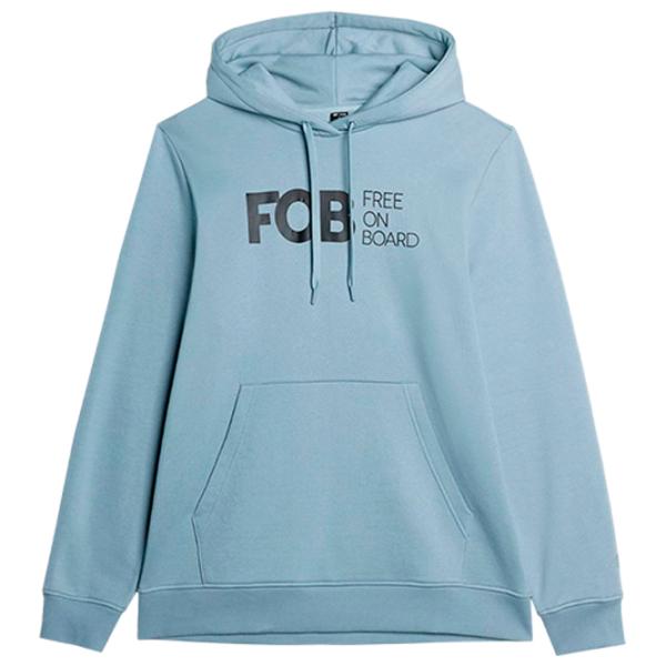 Hanorac pentru bărbați 4F 4FAW23TSWSM0713  Drept / Blue photo 1