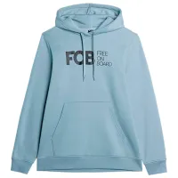 Hanorac pentru bărbați 4F 4FAW23TSWSM0713  Drept / Blue