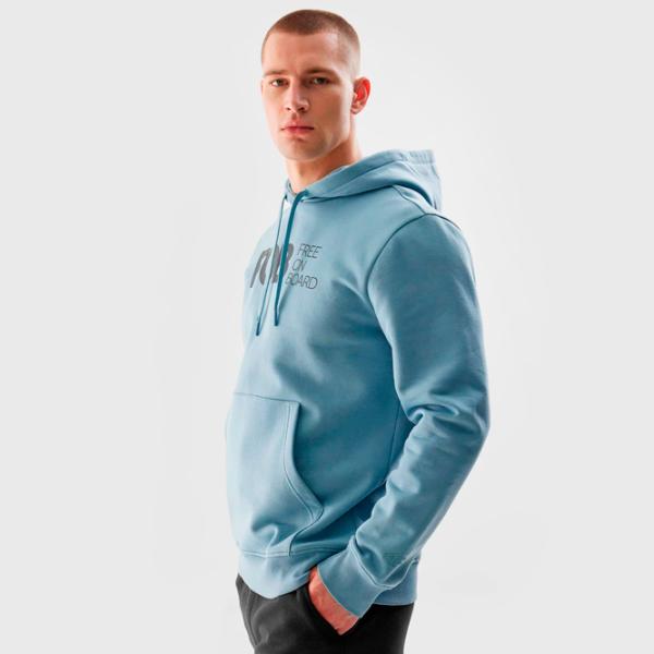 Hanorac pentru bărbați 4F 4FAW23TSWSM0713  Drept / Blue photo 3