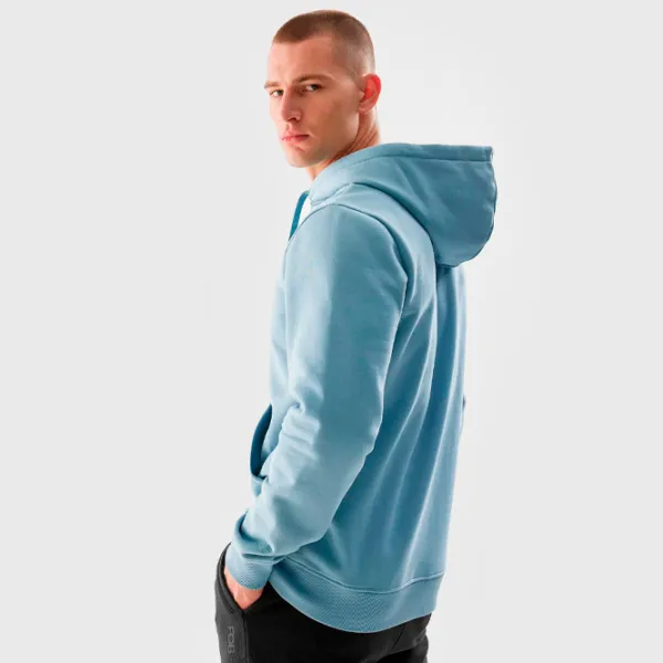 Hanorac pentru bărbați 4F 4FAW23TSWSM0713  Drept / Blue photo 5