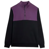 Hanorac pentru bărbați 4F 4faw23tswsm0711  Drept / Black