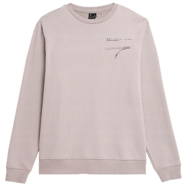 Hanorac pentru bărbați 4F 4fss23tswsm225  Drept / Beige photo 1