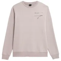 Hanorac pentru bărbați 4F 4fss23tswsm225  Drept / Beige