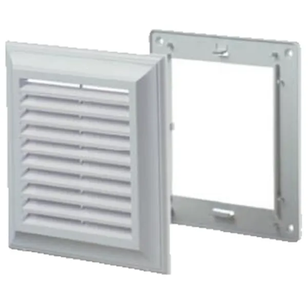 Grilă de ventilare Ventika EL140 AU  Plastic / White photo 2