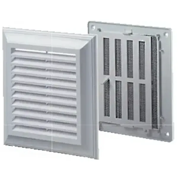 Grile de ventilare Ventika EL140 AUR  Plastic / White photo 1