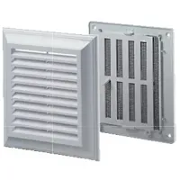 Вентиляционные решетки Ventika EL140 AUR  Пластик / Белый