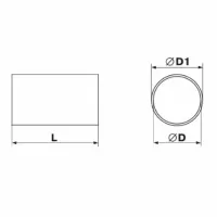Canal de ventilare Ventika VTK0179 Plastic / Silver photo 2