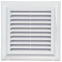 Grile de ventilare Ventika EL180 AU  Plastic / White