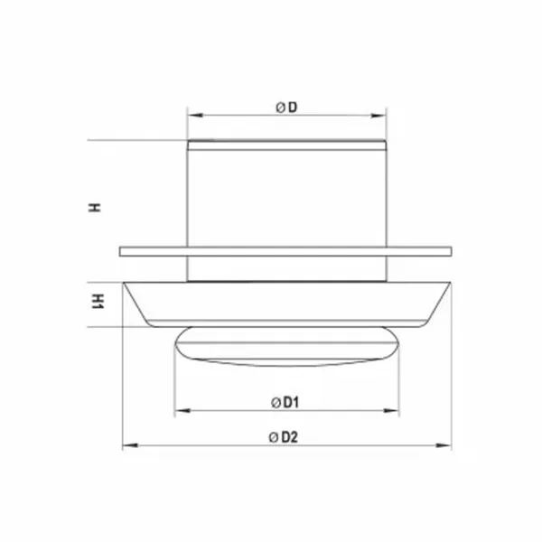 Grilă de ventilare Ventika A200 WNK Plastic / White photo 2