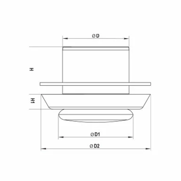 Grilă de ventilare Ventika A200 WNK Plastic / White photo 2