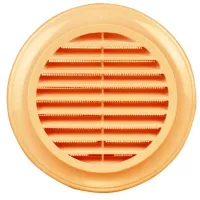 Grile de ventilare Ventika EL125  Plastic / Brown