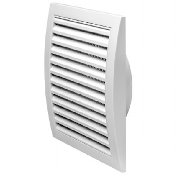 Grile de ventilare Europlast N12R  Plastic / White photo 1