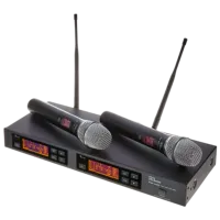 Профессиональный микрофон t.bone Free Solo Twin HT 590 MHz Черный