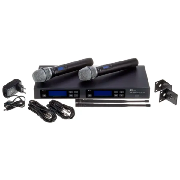 Профессиональный микрофон t.bone Free Solo Twin HT 590 MHz Черный photo 8