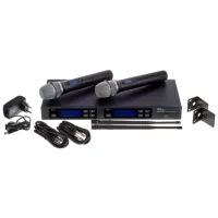 Профессиональный микрофон t.bone Free Solo Twin HT 590 MHz Черный photo 8